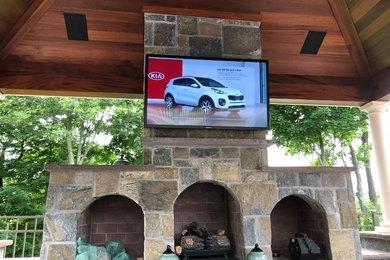 Outdoor TV and Wireless Network