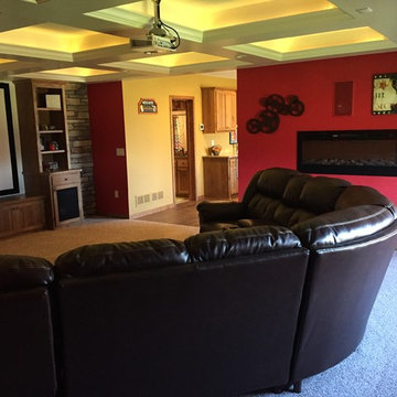 LeCenter Basement Oasis with a Theater Room Fit for a King