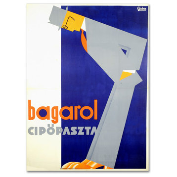 "Bagarol Shoes" by Vintage Apple Collection, Canvas Art