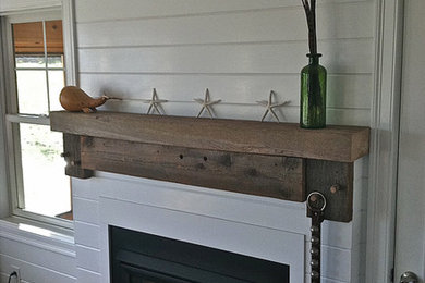 Inspiration for a living room remodel in Providence