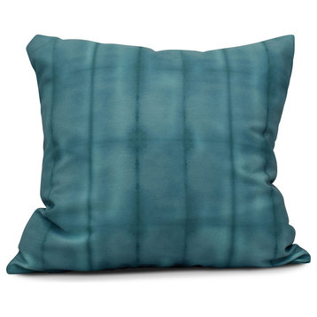 Pool, Stripe Print Pillow, Teal, 26"x26"