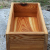 12" Short New Cedar Planters Box, 6"