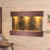 Reflection Creek Water Feature by Adagio, Green Marble, Copper Vein
