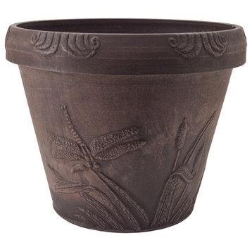 Dragonfly Pot, Chocolate