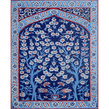 Blue Rug - Mosaic Artwork