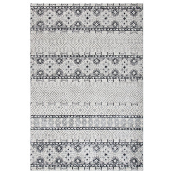 Safavieh Madison Mad797H Southwestern Rug, Charcoal and Gray, 3'0"x5'0"