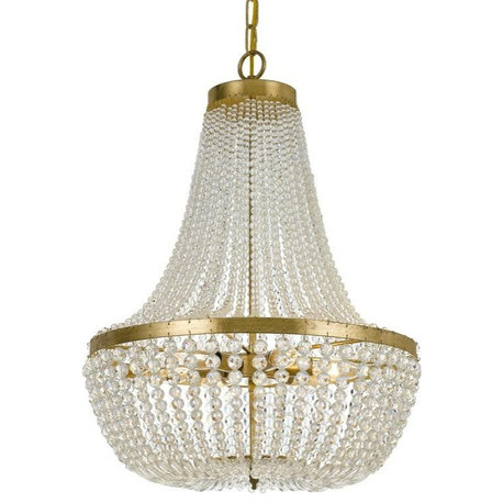 Rylee 6 Light Antique Gold Chandelier