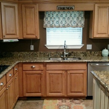 Portofino Gold Granite Kitchen