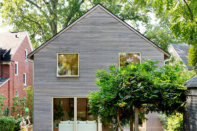 Example of a trendy exterior home design in DC Metro