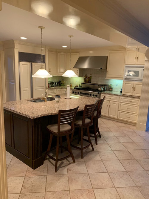 How To Modernize Kitchen Without, How To Tile A Kitchen Floor Without Removing Cabinets
