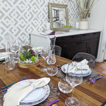 DINING IN STYLE EXCITING INDUSTRIAL + RUSTIC LOFT