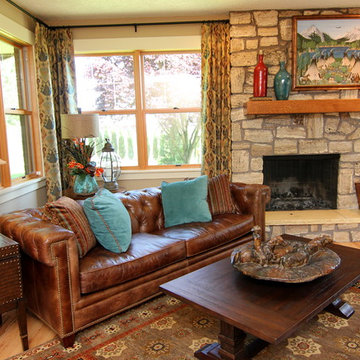 Rustic Western Family Room