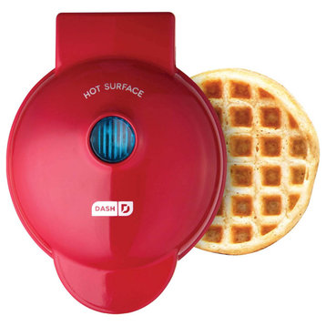 Mini Maker for Individual Waffles, Hash Browns, Keto Chaffles With Easy to Clean