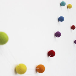 Felt Ball Garlands - Nursery Decor