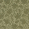 Green Leaves And Branches Woven Matelasse Upholstery Grade Fabric By The Yard