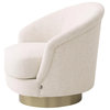 Cream Sloped Swivel Chair | Eichholtz Cervo
