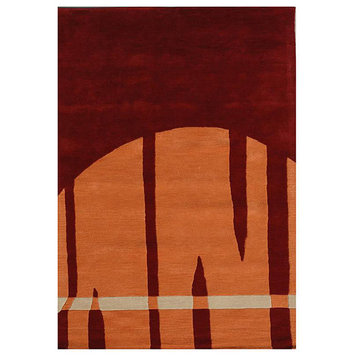 Sunset Hand-Tufted Wool Rug, 8'x11'