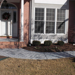 Silver Gray Stamped Walkway - Outdoor Products