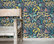 Groovy Garden Navy Peel & Stick Wallpaper, Bolt