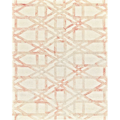 Weave & Wander Marengo Rug, Blush, 8'x11'
