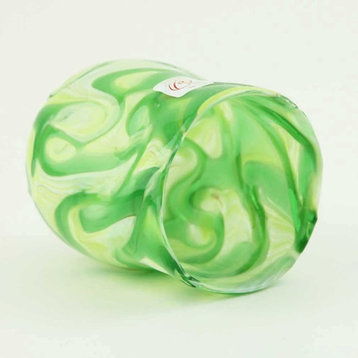 GlassOfVenice Murano Glass Aurora Tumbler - Green