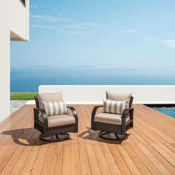 Barcelo™ Motion Club Chairs - Slate Grey