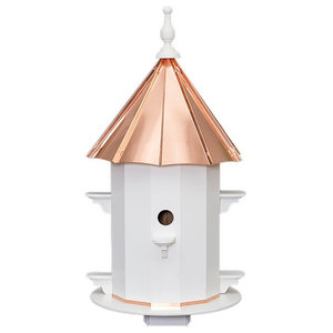 26" Genuine Copper Roof Bird House Amish Handmade USA for sale online 10 Room Birdhouse Condo 