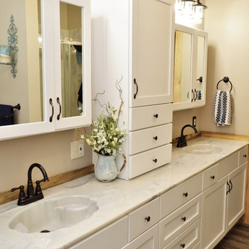 Hamlet, IN. Haas Signature Collection. White Maple Bathroom Vanities