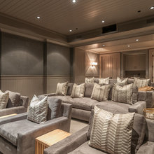 Home Theatre and Game Room with Bar