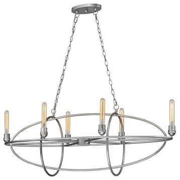 Persis 6-Light Chandelier In Old Silver