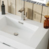 Boutique Bath Vanity, High Gloss White, 30", Single Sink, Wall Mount