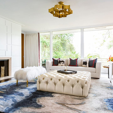 Mid Century Family Room