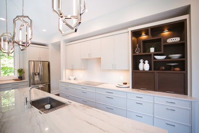 Kitchen - contemporary kitchen idea in Indianapolis