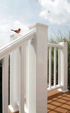 Duralife Railing need help with design ideas for front porch railing