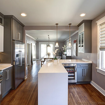 Before and After Kitchen -- Midtown Memhpis