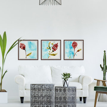 The Flower Buds Triptych