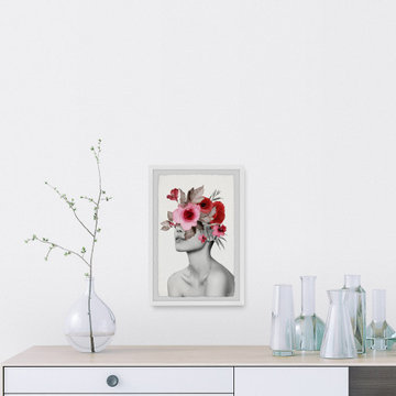 "Bloom Face" Framed Painting Print