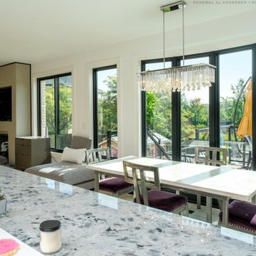 New Wall of Windows in Superb Home - Renewal by Andersen Toronto, Ottawa & most 