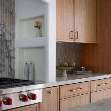 Monumental Calacatta Green Island and Organic Modern Living