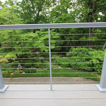 Cable Railing with TimberTech Decking