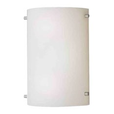 Forte Lighting 2 Light Wall Sconce in Brushed Nickel