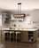 5-Light Farmhouse Chandelier Wood Chandelier