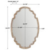 Uttermost 14483 Ludovica Aged Wood Mirror