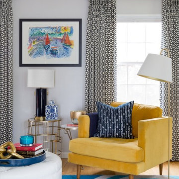 Colorful and Modern 1940's Home