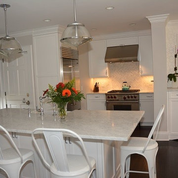Classic White Kitchen with twists