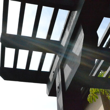 Wood Lattice Patio