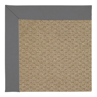 Capel Zoe-Raffia Ash 1992_355 Machine Tufted Rugs, 7'x9' Rectangle ...