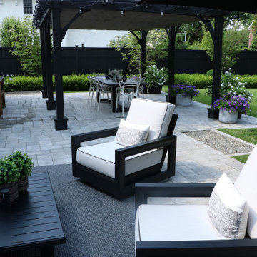 Brussels Tumbled Patio & Pergola