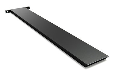 Hidden Island Countertop Bracket, Matte Black, 30"