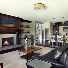 Fireplace family room